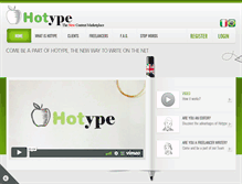 Tablet Screenshot of hotype.co.uk